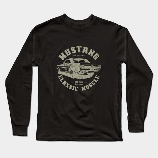 Mustang Classic Muscle Long Sleeve T-Shirt by CC I Design